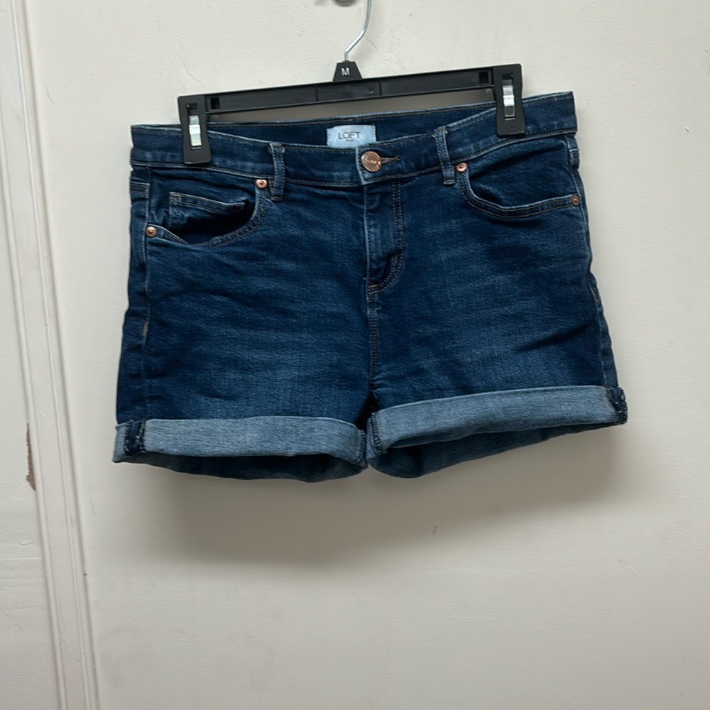 LOFT Cuffed Jean Shorts - Size 4/27